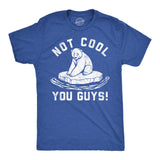 Mens Funny T Shirts Not Cool You Guys Sarcastic Polar Bear Tee for Guys