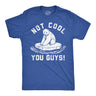 Mens Funny T Shirts Not Cool You Guys Sarcastic Polar Bear Tee for Guys