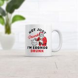 Not Just Drunk Eggnog Drunk Mug Funny Sarcastic Christmas Drinking Novelty Coffee Cup-11oz