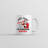 Not Just Drunk Eggnog Drunk Mug Funny Sarcastic Christmas Drinking Novelty Coffee Cup-11oz