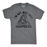 Mens Im Not Mad Just Disappointed Funny T Shirts Sarcastic Jesus Tee for Men