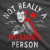 Not Really A Morning Person Unisex Hoodie Funny Sarcastic Halloween Hooded Sweatshirt