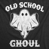 Womens Funny T Shirts Old School Ghoul Sarcastic Halloween Ghost Graphic Novelty Tee For Ladies