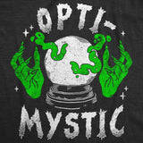 Womens Funny T Shirts Opti Mystic Sarcastic Halloween Graphic Novelty Tee For Ladies