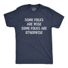 Mens Funny T Shirts Some Folks Are Wise Some Folks Are Otherwise Sarcastic Tee For Men