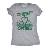 Womens Funny T Shirts Paleontology Is for Lovers Sarcastic Dinosaur Tee for Ladies