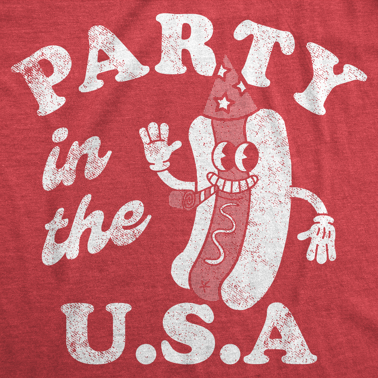 Womens Funny T Shirts Party In The USA Sarcastic Fourth Of July Graphic Tee for Ladies