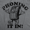 Mens Funny T Shirts Phoning It In Sarcastic Lazy Graphic Tee For Men