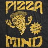 Mens Funny T Shirts Pizza Mind Sarcastic Food Graphic Tee for Men