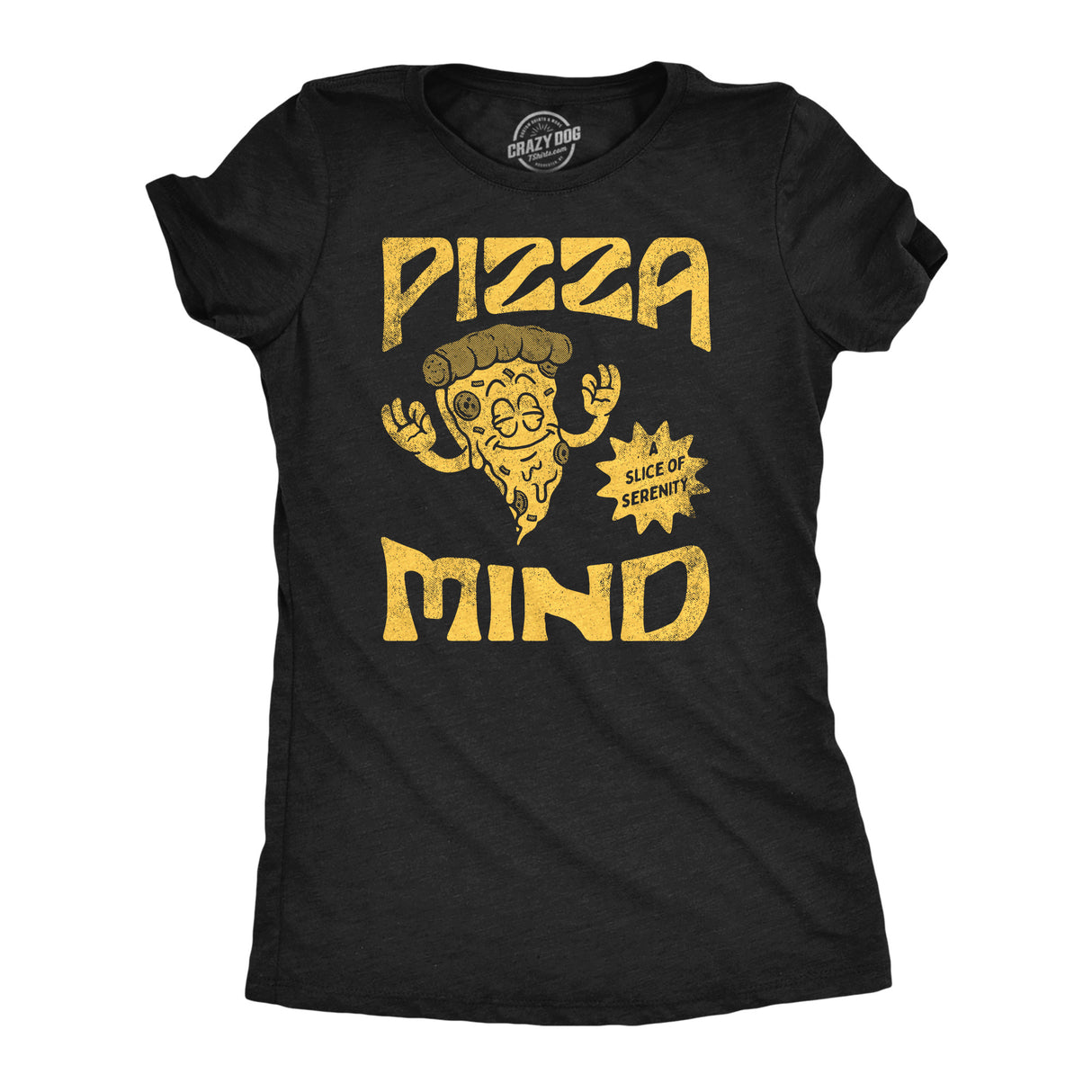 Womens Funny T Shirts Pizza Mind Sarcastic Food Graphic Tee for Ladies
