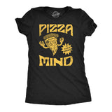 Womens Funny T Shirts Pizza Mind Sarcastic Food Graphic Tee for Ladies