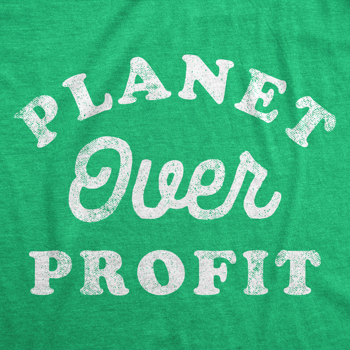 Womens Planet Over Profit Funny T Shirts Earth Day Graphic Tee for Ladies