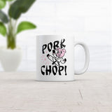 Pork Chop Mug Funny Sarcastic Karate Pig Graphic Coffee Cup-11oz