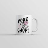 Pork Chop Mug Funny Sarcastic Karate Pig Graphic Coffee Cup-11oz