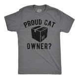 Mens Funny T Shirts Proud Cat Owner Sarcastic Kitten Graphic Tee For Men