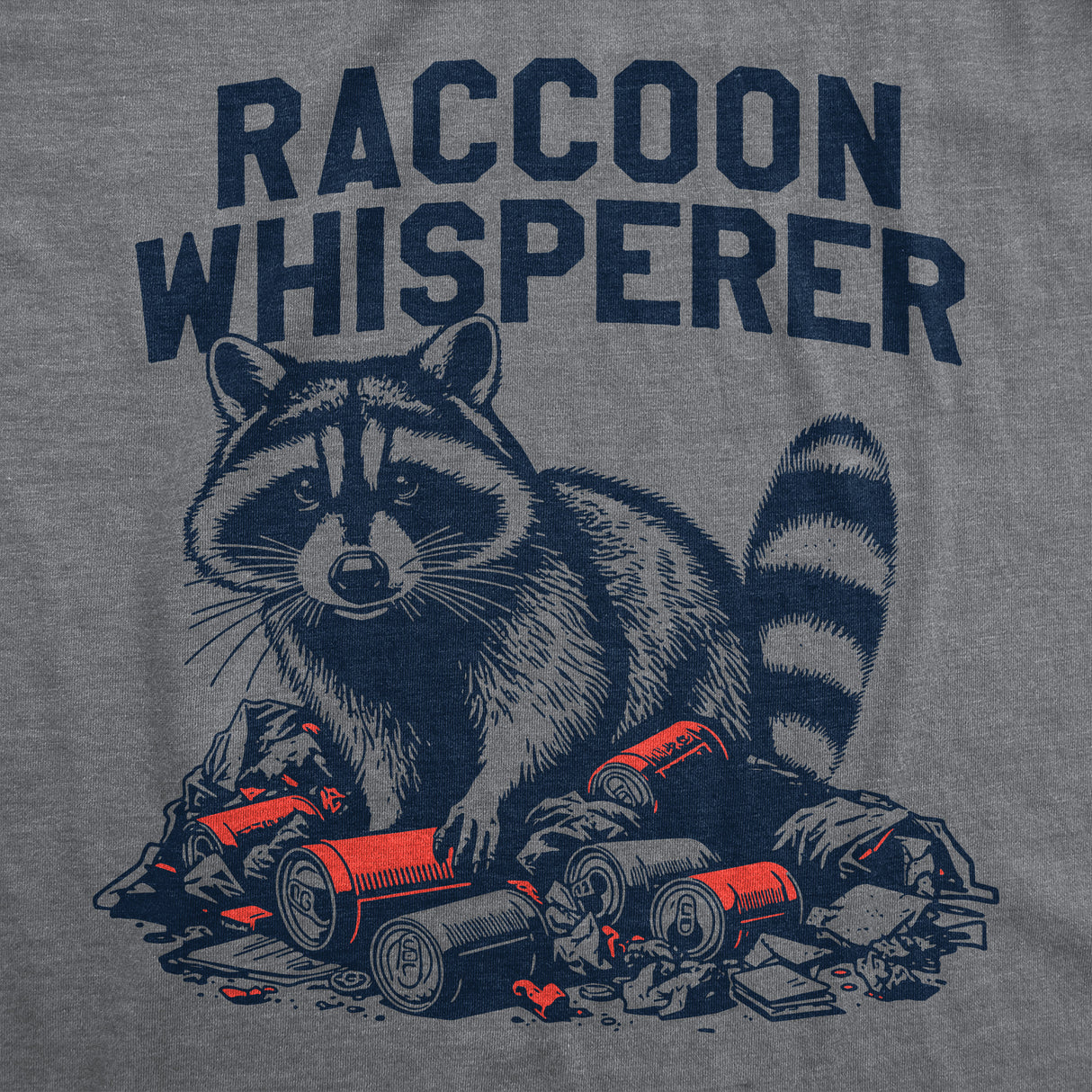 Womens Funny T Shirts Raccoon Whisperer Sarcastic Animal Graphic Tee For Ladies