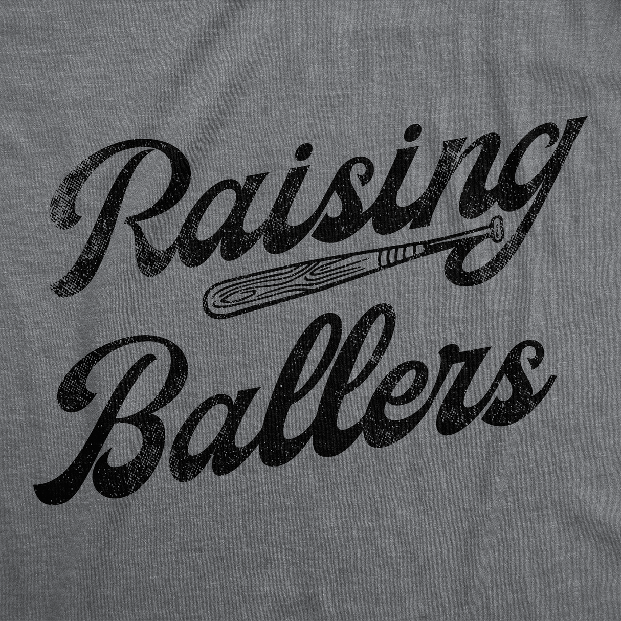 Mens Funny T Shirts Raising Ballers Sarcastic Baseball Graphic Tee for Men