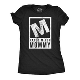 Womens Funny T Shirts Rated M For Mommy Sarcastic Video Game Graphic Tee For Ladies