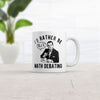 Id Rather Be Math Debating Mug Funny Sarcastic Nerdy Novelty Coffee Cup-11oz