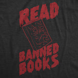 Mens Read Banned Books Funny T Shirt Awesome Reading Lovers Graphic Tee