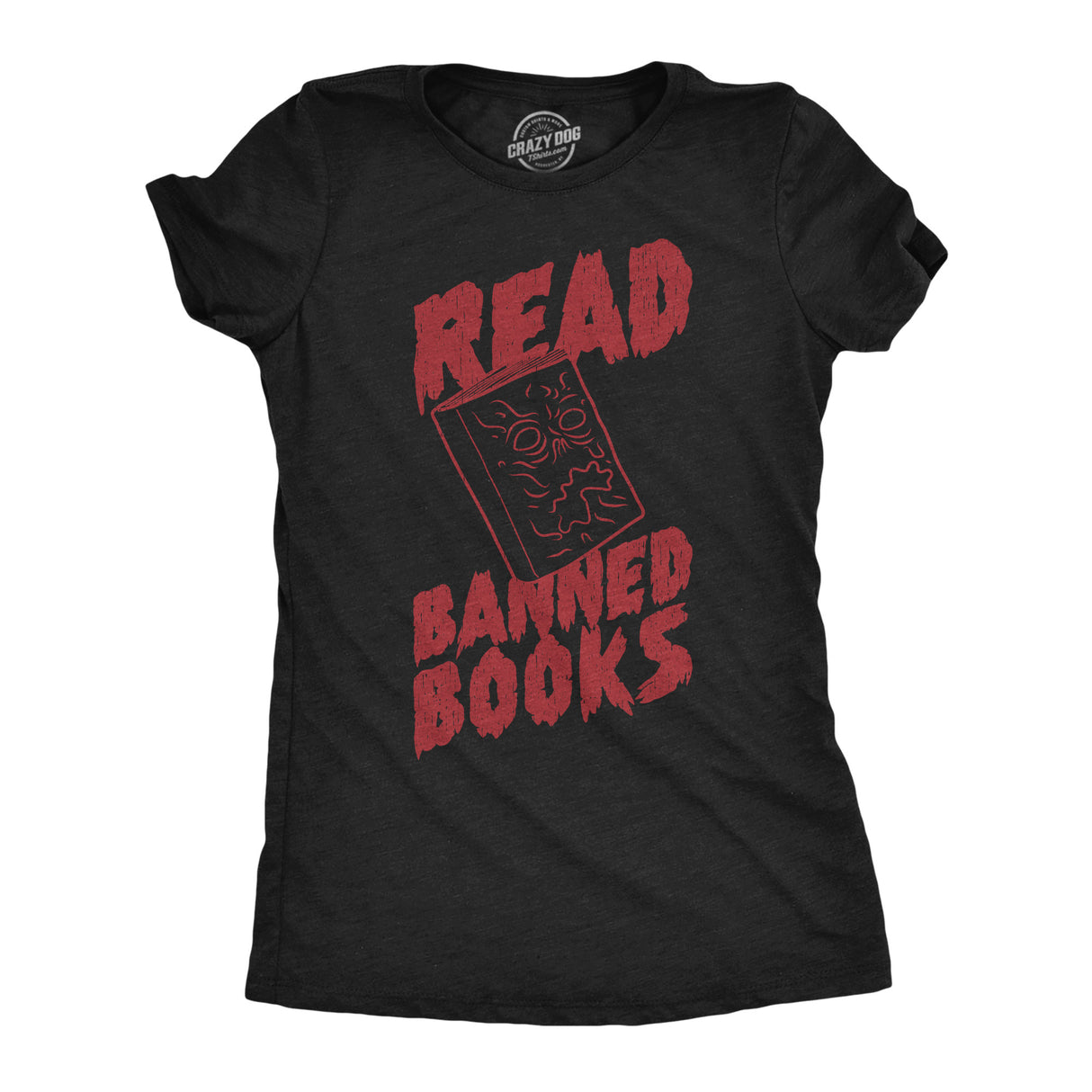 Womens Funny T Shirts Read Banned Books Awesome Reading Lovers Novelty Tee For Ladies