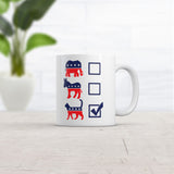 Voting Ballot Cat Mug Sarcastic Political Kitten Graphic Coffee Cup-11oz