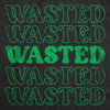 Mens Retro Wasted T Shirt Funny St Pattys Day Parade Partying Drunk Joke Tee For Guys