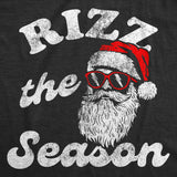 Mens Funny T Shirts Rizz The Season Sarcastic Christmas Graphic Novelty Tee for Men