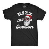 Mens Funny T Shirts Rizz The Season Sarcastic Christmas Graphic Novelty Tee for Men
