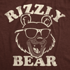 Mens Funny T Shirts Rizzly Bear Sarcastic Graphic Tee For Men