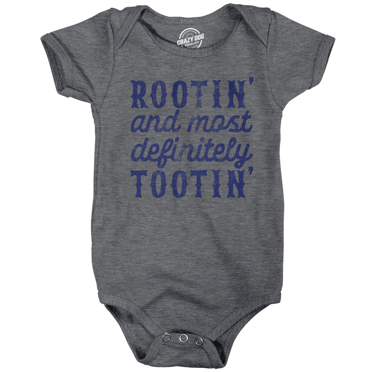 Rootin And Most Definitely Tootin Baby Bodysuit Funny Sarcastic Novelty Jumper For Infants