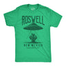 Mens Funny T Shirts Roswell New Mexico Sarcastic UFO Graphic Novelty Tee for Men