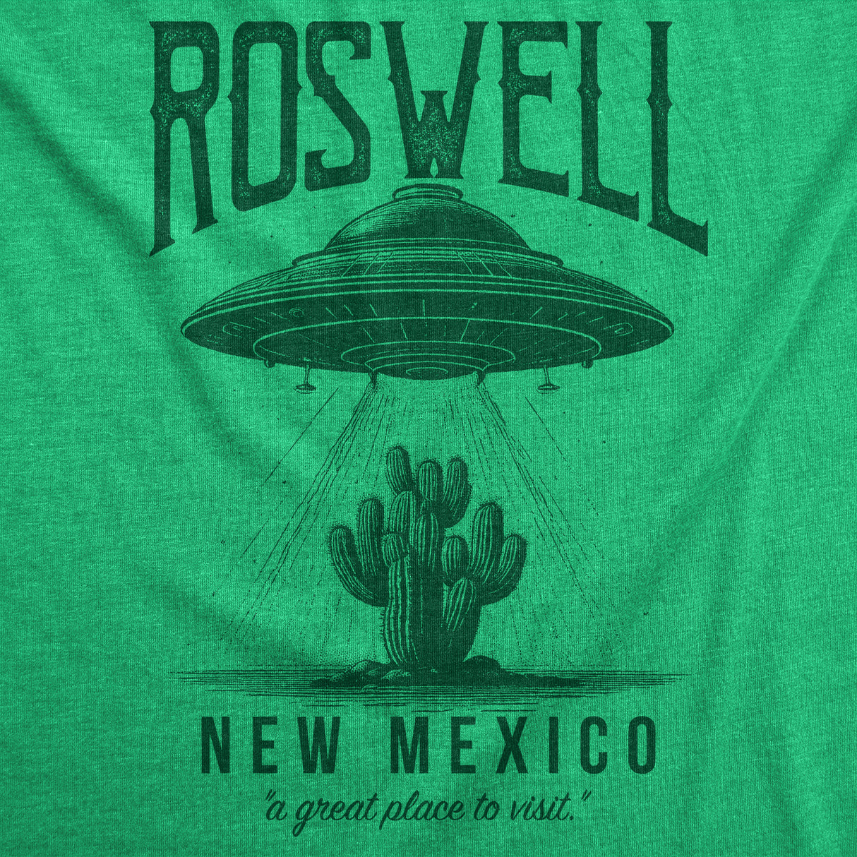 Mens Funny T Shirts Roswell New Mexico Sarcastic UFO Graphic Novelty Tee for Men