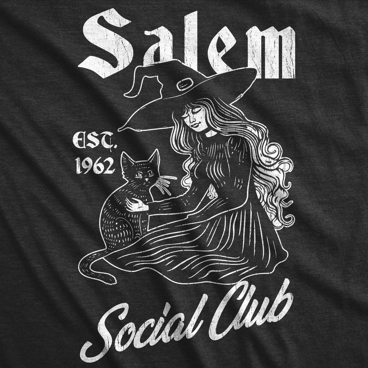 Womens Funny T Shrits Salem Social Club Sarcastic Halloween Witch Graphic Novelty Tee For Ladies