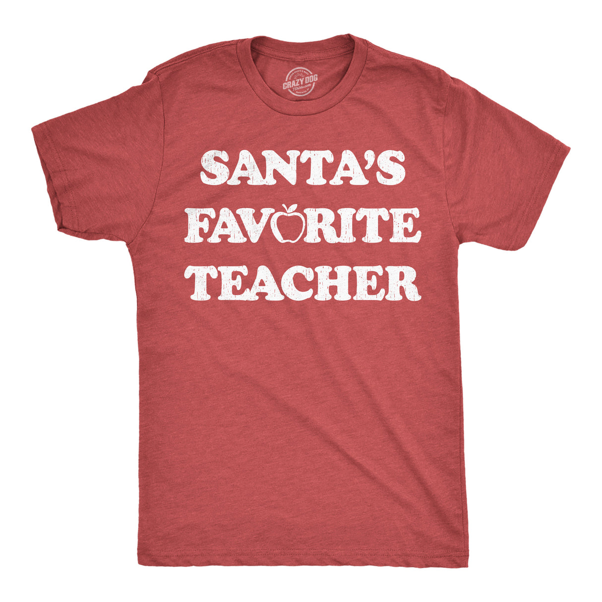 Mens Funny T Shirts Santas Favorite Teacher Sarcastic Christmas Graphic Novelty Tee for Men