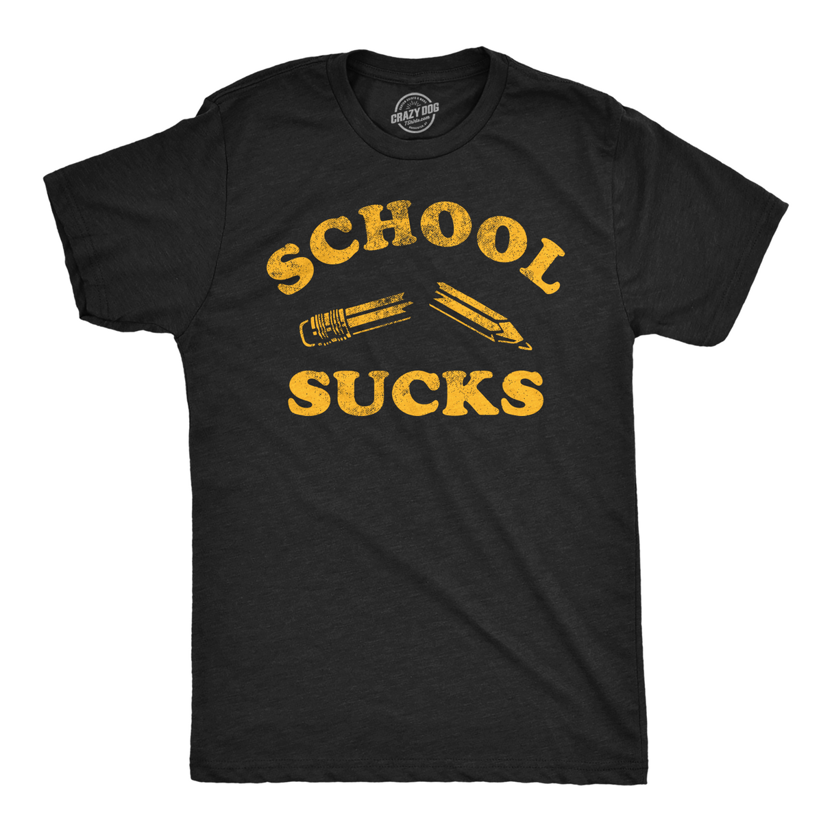 Mens Funny T Shirts School Sucks Sarcastic Graphic Tee for Men