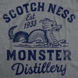 Mens Scotch Ness Monster Distillery Funny T Shirt Drinking Graphic Tee For Men