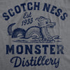 Womens Scotch Ness Monster Distillery Funny T Shirt Drinking Graphic Tee For Ladies