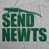 Mens Funny T Shirts Send Newts Sarcastic Graphic Novelty Tee For Men