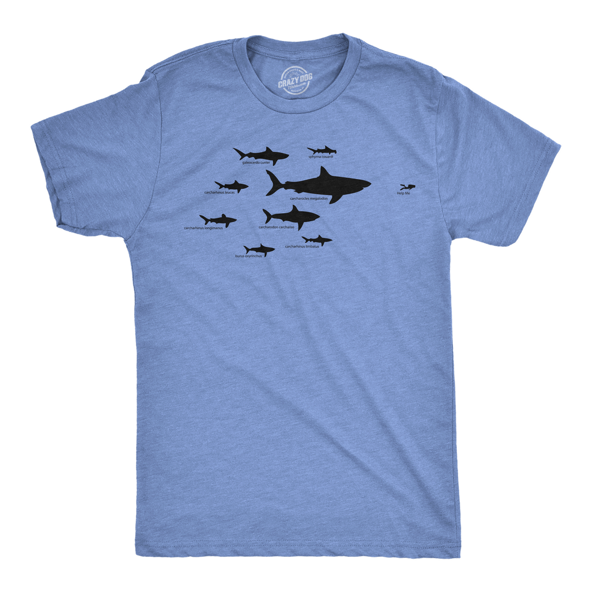 Kids' Shark Hierarchy T Shirt Funny Youth Sharks Shirt I Love Sharks Tee