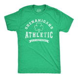 Mens Tee Shenanigans Athletic Department Funny St Patricks Day Graphic T Shirt