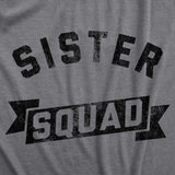 Youth Funny T Shirts Sister Squad Family Graphic Tee For Kids