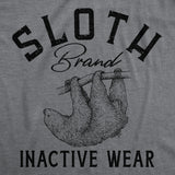 Mens Funny T Shirts Sloth Brand Inactive Wear Sarcastic Animal Graphic Tee