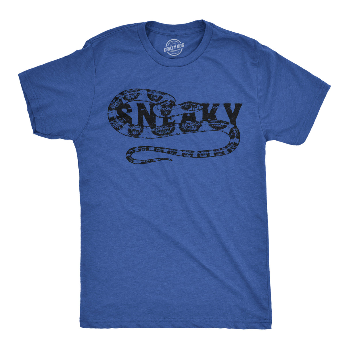Mens Funny T Shirts Sneaky Snake Sarcastic Graphic Tee for Men