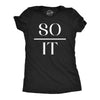 Womens Funny T Shirts So Over It Sarcastic Math Equation Graphic Tee For Ladies