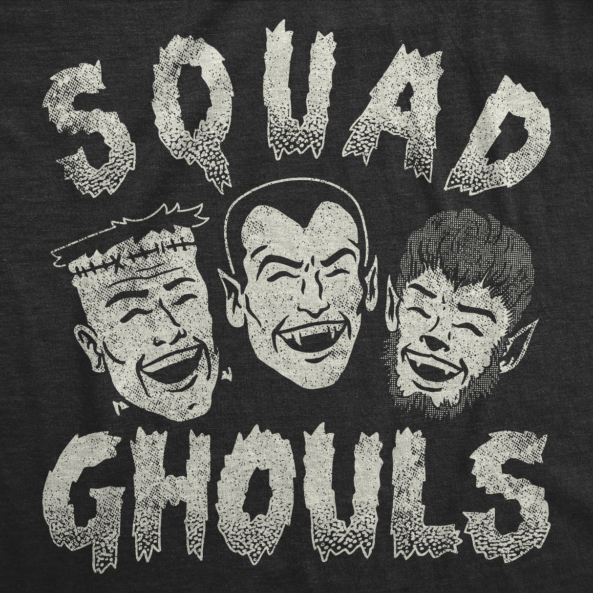 Mens Funny T Shirts Squad Ghouls Sarcastic Halloween Graphic Novelty Tee For Men