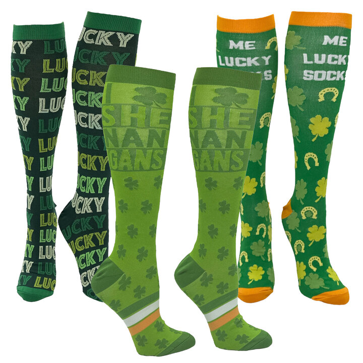 Unisex Saint Patricks Day Compression Socks For Men And Women