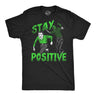 Mens Funny T Shirts Stay Positive Zombie Sarcastic Halloween Graphic Novelty Tee For Men