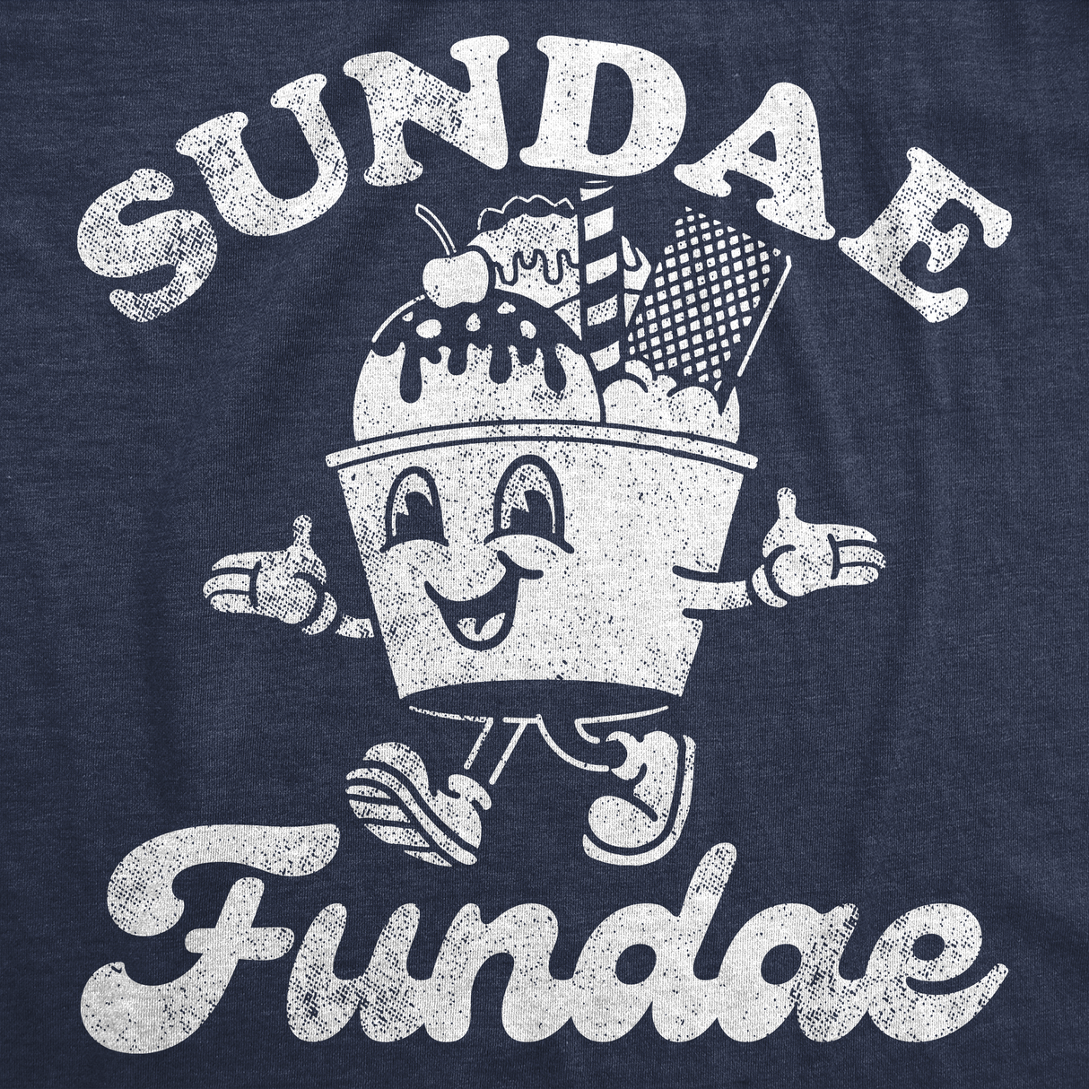 Womens Funny T Shirts Sundae Fundae Sarcastic Ice Cream Graphic Tee For Ladies