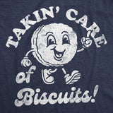Womens Funny T Shirts Takin Care Of Biscuits Sarcastic Thanksgiving Dinner Graphic Tee For Ladies